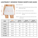 Women's UPF 50+ Tennis Skirts with Shorts LB09W - Bassdash