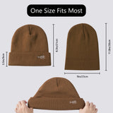 Unisex Winter Warm Knit Beanie Hats - Bassdash