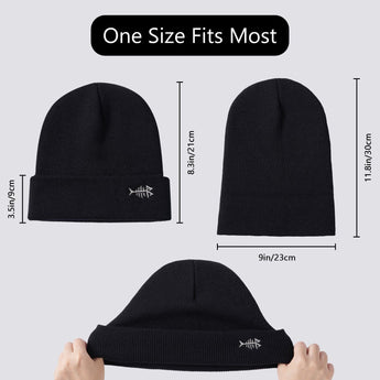 Unisex Winter Warm Knit Beanie Hats - Bassdash