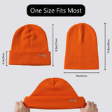 Unisex Winter Warm Knit Beanie Hats - Bassdash