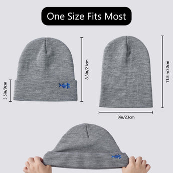 Unisex Winter Warm Knit Beanie Hats - Bassdash