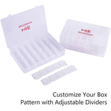 3600/3670/3700 Tackle Box with Adjustable Dividers - Bassdash