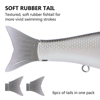 SwimShad Glide Baits Single-Jointed Hard Fishing Lure - Bassdash