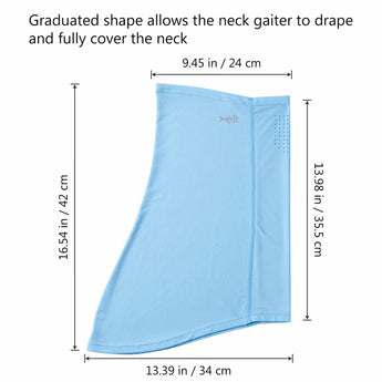 UPF 50+ Neck Gaiter with Breathable Holes - Bassdash