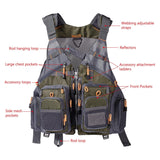 FV01 Classic Fishing Vest for Men Women - Bassdash