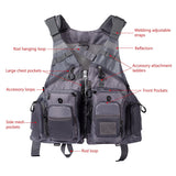 FV01 Classic Fishing Vest for Men Women - Bassdash
