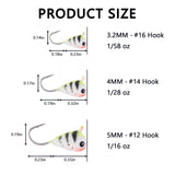 Tungsten Ice Fishing Lure Kit 6-Pack BI10 - Bassdash