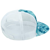 Unisex Flat Brim Trucker Cap - Ocean Digital Camo5 - Bassdash