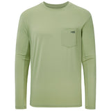 Men’s UPF 50+ Long Sleeve Sun Shirt with Chest Pocket - Bassdash