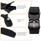 Men’s Tactical Belt with Quick Release Buckle - Bassdash