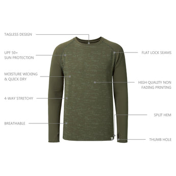 Lightbare Men's UPF 50+ Performance Casual Pocket T-Shirt - Bassdash