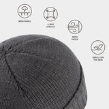 Fleece Lining Winter Knit Beanie - Bassdash