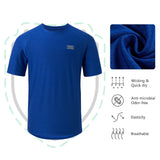 Lightbare Men Short Sleeve Shirt Lightweight Quick Dry Anti Odor - Bassdash