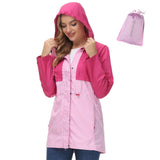 Lightbare Women's Water Resistant Ripstop Rain Coat LB02W - Bassdash