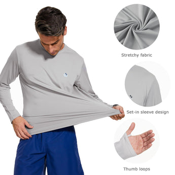 WILDBREATH Men's UPF 50+ Quick Dry LS T-Shirt - Bassdash