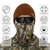 Fleece Neck Warmer Neck Gaiter with Nose Hole - Bassdash