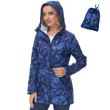 Lightbare Women's Water Resistant Ripstop Rain Coat LB02W - Bassdash