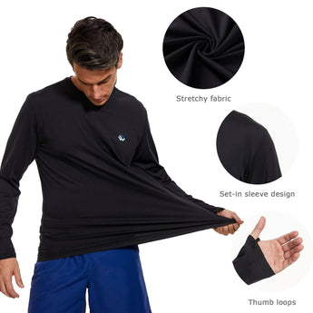 WILDBREATH Men's UPF 50+ Quick Dry LS T-Shirt - Bassdash