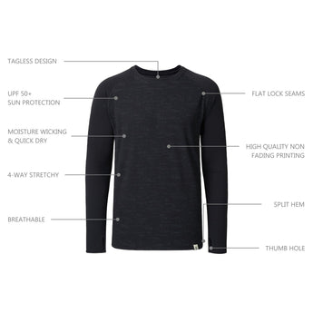 Lightbare Men's UPF 50+ Performance Casual Pocket T-Shirt - Bassdash