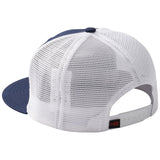 Unisex Flat Brim Trucker Cap - Collegiate Navy Bass4 - Bassdash