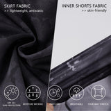 Women's UPF 50+ Tennis Skirts with Shorts LB09W - Bassdash