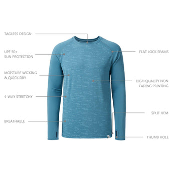 Lightbare Men's UPF 50+ Performance Casual Pocket T-Shirt - Bassdash