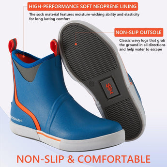Men's 6 inch Waterproof Deck Boots - Bassdash