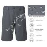 Men's UPF 50+ 10.5” Cargo Shorts Quick Dry Water Resistant FP01M - Bassdash