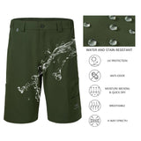 Men's UPF 50+ 10.5” Cargo Shorts Quick Dry Water Resistant FP01M - Bassdash