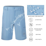 Men's UPF 50+ 10.5” Cargo Shorts Quick Dry Water Resistant FP01M - Bassdash