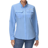 Women's UPF 50+ Long Sleeve Button Down Shirt FS21W - Bassdash