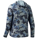 Men's UPF 50+ Long Sleeve Hunting Hoodie with Mask FS06M - Bassdash
