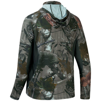 Men's UPF 50+ Long Sleeve Hunting Hoodie with Mask FS06M - Bassdash