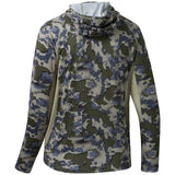 Men's UPF 50+ Long Sleeve Hunting Hoodie with Mask FS06M - Bassdash