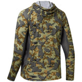 Men's UPF 50+ Long Sleeve Hunting Hoodie with Mask FS06M - Bassdash