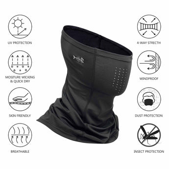 UPF 50+ Neck Gaiter with Breathable Holes - Bassdash