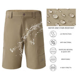 Men's UPF 50+ 10.5” Cargo Shorts Quick Dry Water Resistant FP01M - Bassdash