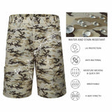 Men's UPF 50+ 10.5” Cargo Shorts Quick Dry Water Resistant FP01M - Bassdash