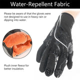 WintePro Water-resistant Fishing Hunting Gloves with Fleece Lining - Bassdash
