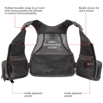 Youth Fly Fishing Vest FV09 - Bassdash