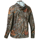 Men's UPF 50+ Long Sleeve Hunting Hoodie with Mask FS06M - Bassdash