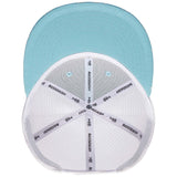 Unisex Flat Brim Trucker Cap - Turquoise5 - Bassdash