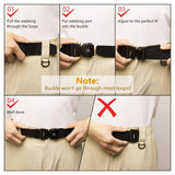 Men’s Tactical Belt with Quick Release Buckle - Bassdash