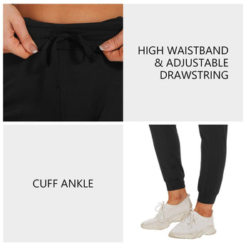 Women's Fleece Lined Jogger Pants LB12W - Bassdash