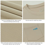 Men’s UPF 50+ Long Sleeve Sun Shirt with Chest Pocket - Bassdash