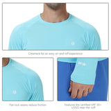 LIGHTBARE Men's UPF 50+ Raglan LS T-Shirt - Bassdash