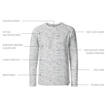 Lightbare Men's UPF 50+ Performance Casual Pocket T-Shirt - Bassdash