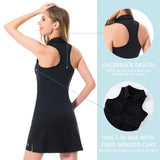 Women's UPF 50+ Polo Tennis Dress LB07W - Bassdash