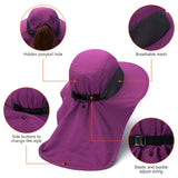Unisex UPF 50+ Water Resistant Sun Hat with Neck Flap FH06 - Bassdash