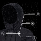 Lightbare Women's Water Resistant Ripstop Rain Coat LB02W - Bassdash